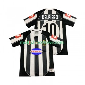 Koszulka Juventus DEL PIERO 10 2003 Retro Domowe Stroje Piłkarskie 2002 Krótki Rękaw